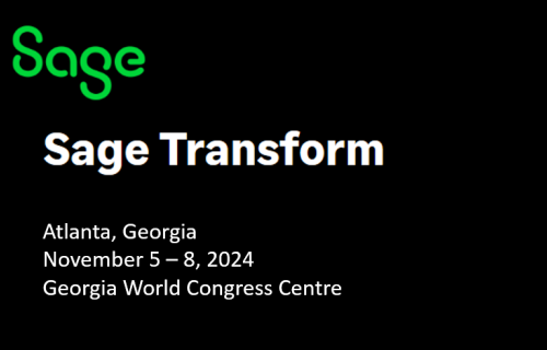 Sage Transform 2024 (Atlanta)
