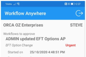 Workflow Anywhere screenshot