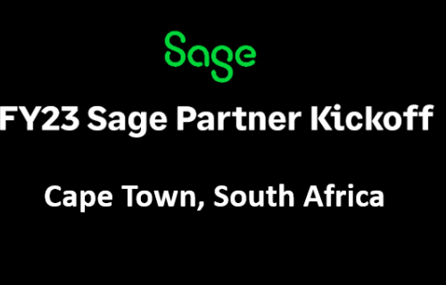 Sage FY23 Partner Kickoff Cape Town