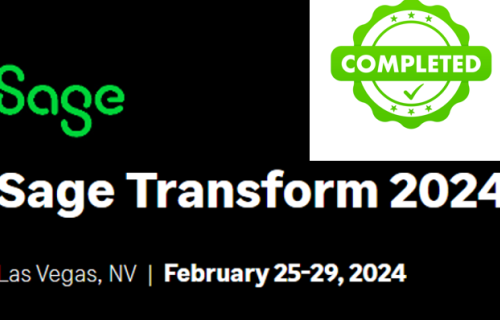 Sage Transform 2024 (Las Vegas) - Completed